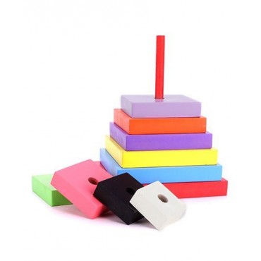 Anindita Toys Stacking Square Towers 9 Pieces